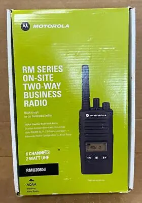 Motorola Rmu2080d 8 Channel On-site Two-way Business Radio- Brand New Open Box. • $240