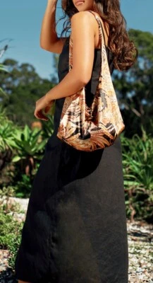$49 • Buy Mimco 100% Silk Reversible Bag