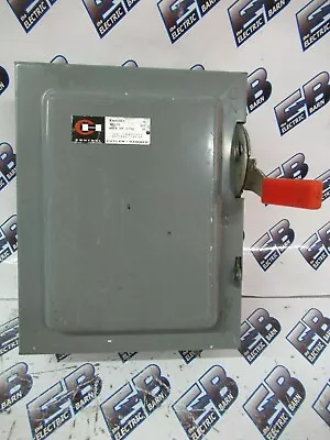 Cutler Hammer 4105H331H 30 Amp 600 Volt 3P3W Vintage Disconnect - OS • $45