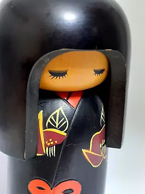 19cm(7.6 ) Japanese Creative KOKESHI Doll Vintage Hand Painted Interior From JP • $58