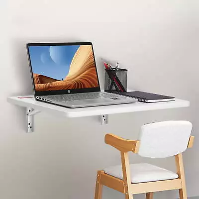 Folding Table Wall Mount Drop Leaf Tables  Floating Desk For Office Home • $28.07