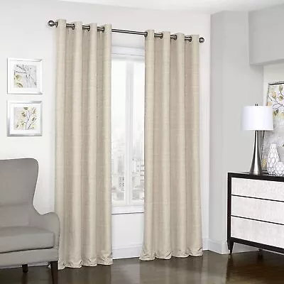 ECLIPSE Blackout Curtains For Bedroom - Trevi 52  X 108  Thermal Insulated Singl • $41.89