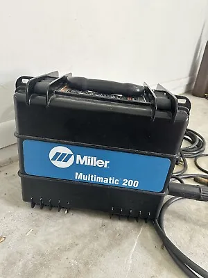 Miller Multimatic 200 120/230 V 50/60 Hz Multiprocess Welder (907518) • $4000