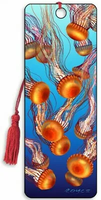 3D ROYCE Bookmark Jellyfish Dance Dive Deep Sea Animal Lover Gift X Him Her Kids • £3.99