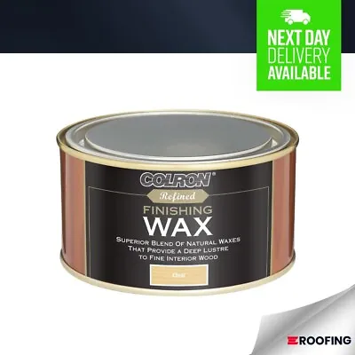 Colron Refined Soft Sheen Finishing Wax Clear - 325g • £13.99