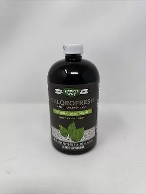 Natures Way: Chlorofresh Liquid Chlorophyll Mint 132 Mg 16 Fl Oz (473.2 Ml) • $28.60