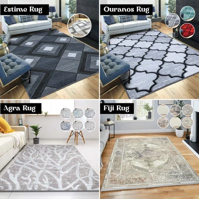 £20.99 • Buy New Modern Small Large Area Rugs Living Room Hall Carpet Rug Runner Floor Mats