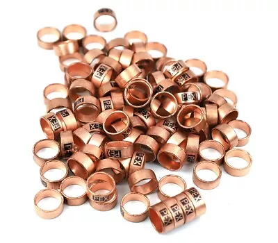 100pcs High Quality 1/2  PEX Copper Crimp Rings Lead Free For 1/2  PEX Tubing • $25.99