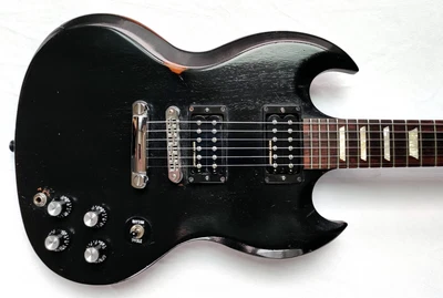 $749 • Buy Gibson SG 70's Tribute 2013 USA Electric Guitar Ebony W/Gig Bag