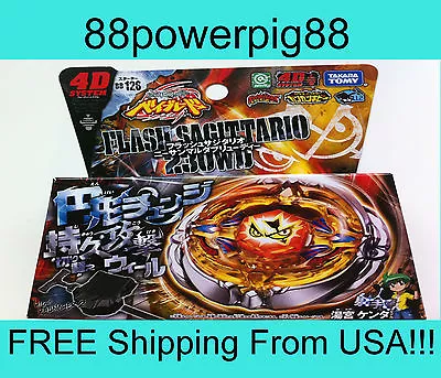 Takara Tomy MFB Beyblade BB-126 Flash Sagittario 230WD 4D System US Seller • $118.88