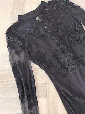 £10 • Buy Lipsy Michelle Keegan Black Dress UK 12