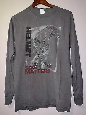 2004 HELMET SIZE MATTERS SHIRT Band BETTY MEANTIME DEREK HESS Small • $124.99