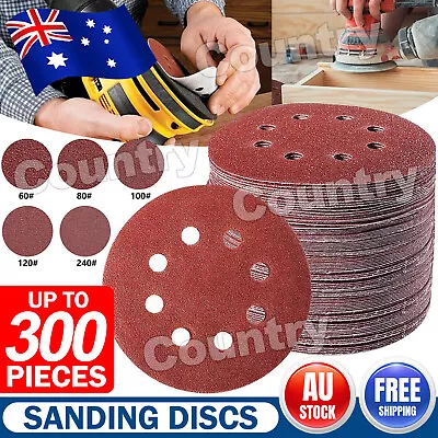 Sanding Discs 125mm 5  8-Hole 60-3000 Grit Orbital Sander Pads Sandpaper • $14.85