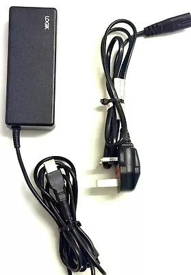 Genuine Logik Switching Power Supply LPLEN017 90W Laptop Adapter Black RRP £25 • £13.99