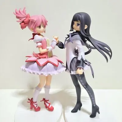 Puella Magi Magica  Madoka Kaname & Homura Akemi SQ Figure Set Of 2 No Box Japan • $79