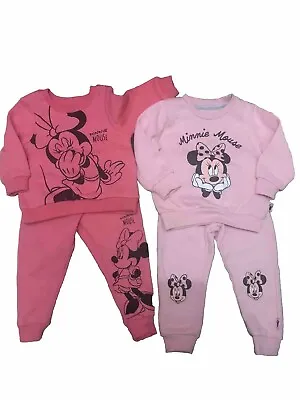 Minnie Mouse Girls Tracksuits 9-12 Months • £8.50