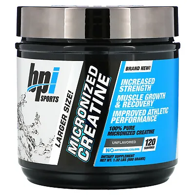 Micronized Creatine Unflavored 1.32 Lbs (600 G) • $40.28