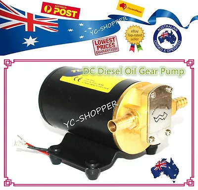 12V 24V IMPELLER GEAR PUMP - Water Diesel Fuel Scavenge Oil Transfer Marine Use • $126