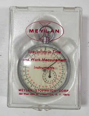 Meylan Vintage Stopwatch Model No. 10 Working Condition • $44.98