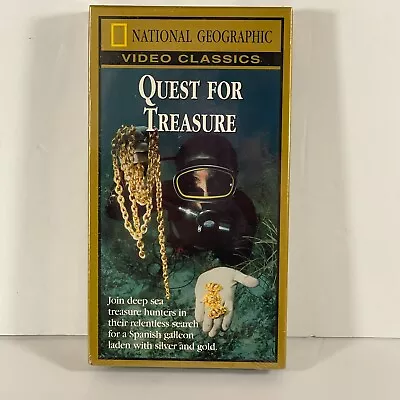National Geographic VHS Video Quest For Treasure Atocha Mel Fisher Sealed • $24.99