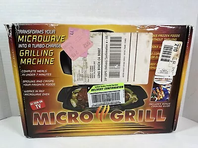 Micro Grill - As Seen On TV - Microwaveable Grill Chicken Steak Fish -Never Used • $27.30