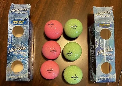 Maxfli Noodle Ice Golf Balls Pink And Lime Green • $25.95