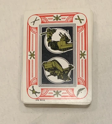 $11 • Buy 1979 Aircraft Recognition Playing Cards Graphic Training Aid 44-2-6 Cards 1-53