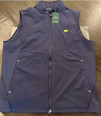 2024 Masters By Peter Millar Men's Fuse Elite Vest - Navy NEW - Large • $205