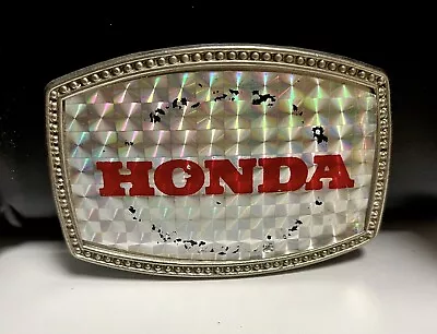 Vintage Honda Holographic Belt Buckle • $10