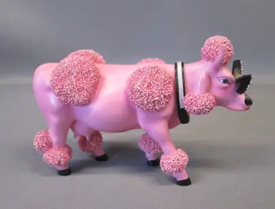 Cow Parade 9146 Pink Poodle FRENCH MOODLE Dog Cow 2002 Figurine • £38