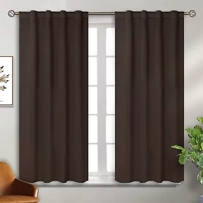 BGment Rod Pocket And Back Tab Blackout Curtains For Bedroom - Thermal Insulated • $94.65