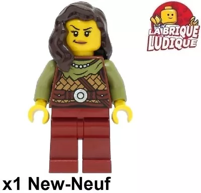 £12.10 • Buy Lego Figurine Minifig Vikings Viking Woman Warrior Gurerrière Olive Vik041 New