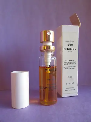 Chanel No 19 Vintage 1980's Parfum Refill Spray 15 Ml New In Box Pure Perfume • $195