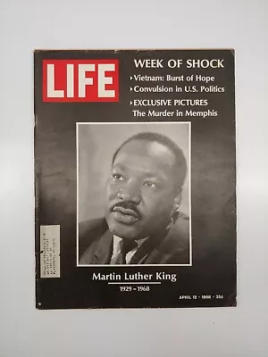 Vintage Life Magazine  Martin Luther King  April 121968 MLK Assasination • $27.99