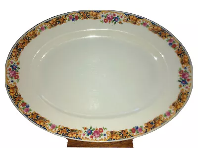Victoria China Czechoslovakia Serving Platter 12 1:4 By 7  1/4 Discontinued  • $25