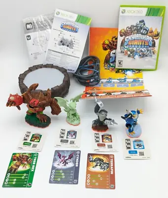 Xbox 360 Skylanders Giants Bundle Portal Game 4 Figures Tested VG Condition • $35.99