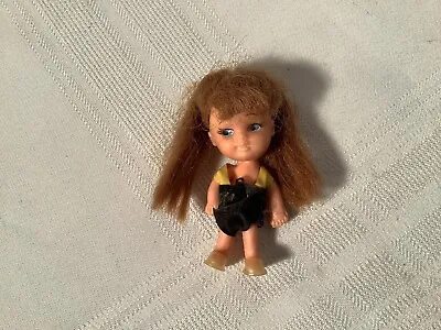 Vintage 3” Plastic Doll Made In Hong Kong • $8