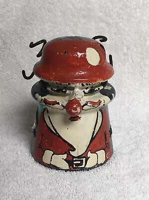 Vtg Hand Painted Glass Insulator Santa & Clown 2 Sided-Very Unusual  • $10.50