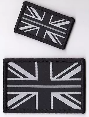 The Thin Silver Line Prison Officer Woven Badge Patch Union Jack Flag • £2.83