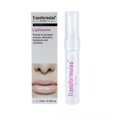 Transformulas Lip Volume 10ml Lip Plumper Increase Volume Hydration Condition • £7.99