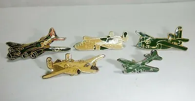 ~5~ Wwii U.s. Military Aircraft Hat Lapel Pins Bomber Planes Airplane Ww2 #20 • $14.95