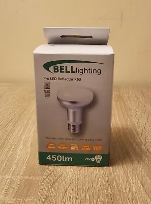 R63 LED Reflector Bulb Energy Saving Spotlight 3000k Warm White 450lm 7w 60w Eq • £4