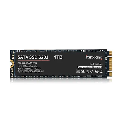 Fanxiang M.2 SATA SSD 2TB 1TB 512GB 256GB SSD 550MB/S M.2 Solid State Drive Lot • £109.99