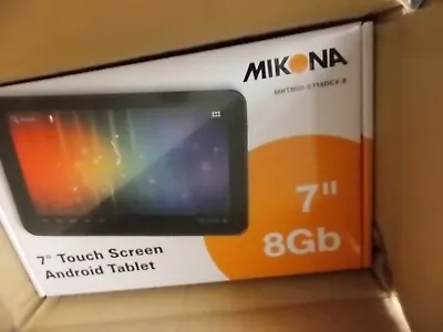 TABLET 7 Inch 8 Gb  In BLACK  By Mikona Excellent Unused Condition • £49.99