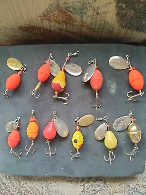 11 Lot  Vintage Antique Cork Assorted Fishing Lure  Lures • $23