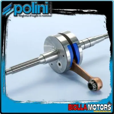 210.0010 CRANKSHAFT POLINI MALAGUTI F 12 50 DIGIT KAT E2 (fase 1) BIELLA 80 - SP • $205.87