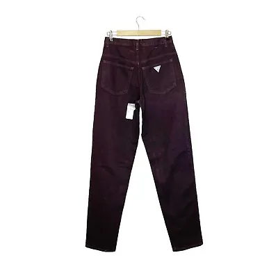 New Deadstock Guess Jeans 30 X 34 Purple Pascal Loose Fit Tapered Leg Vintage • $112.49
