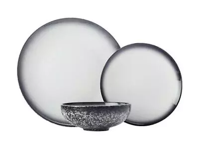 Maxwell & Williams Caviar Granite Dinner Set 12pc • $99.95