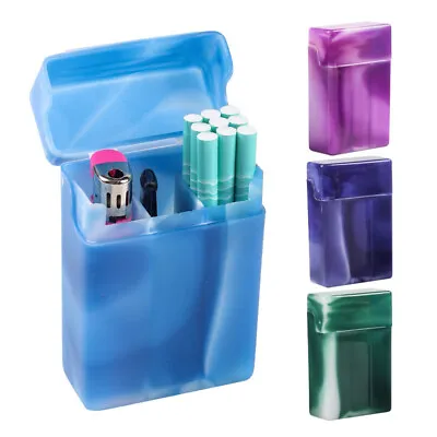 £2.86 • Buy Cigarette Case With Compartments Portable Plastic Cigarette Storage Case Boxs