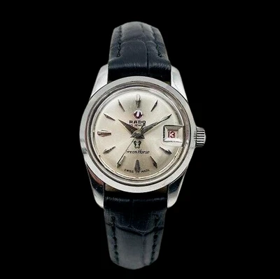 £99.99 • Buy RADO Green Horse 759 Ladies Stainless Steel Automatic Swiss Made Watch C.1970s